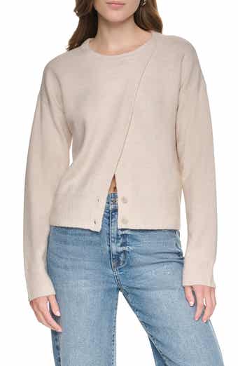 Asymmetric Crewneck Sweater