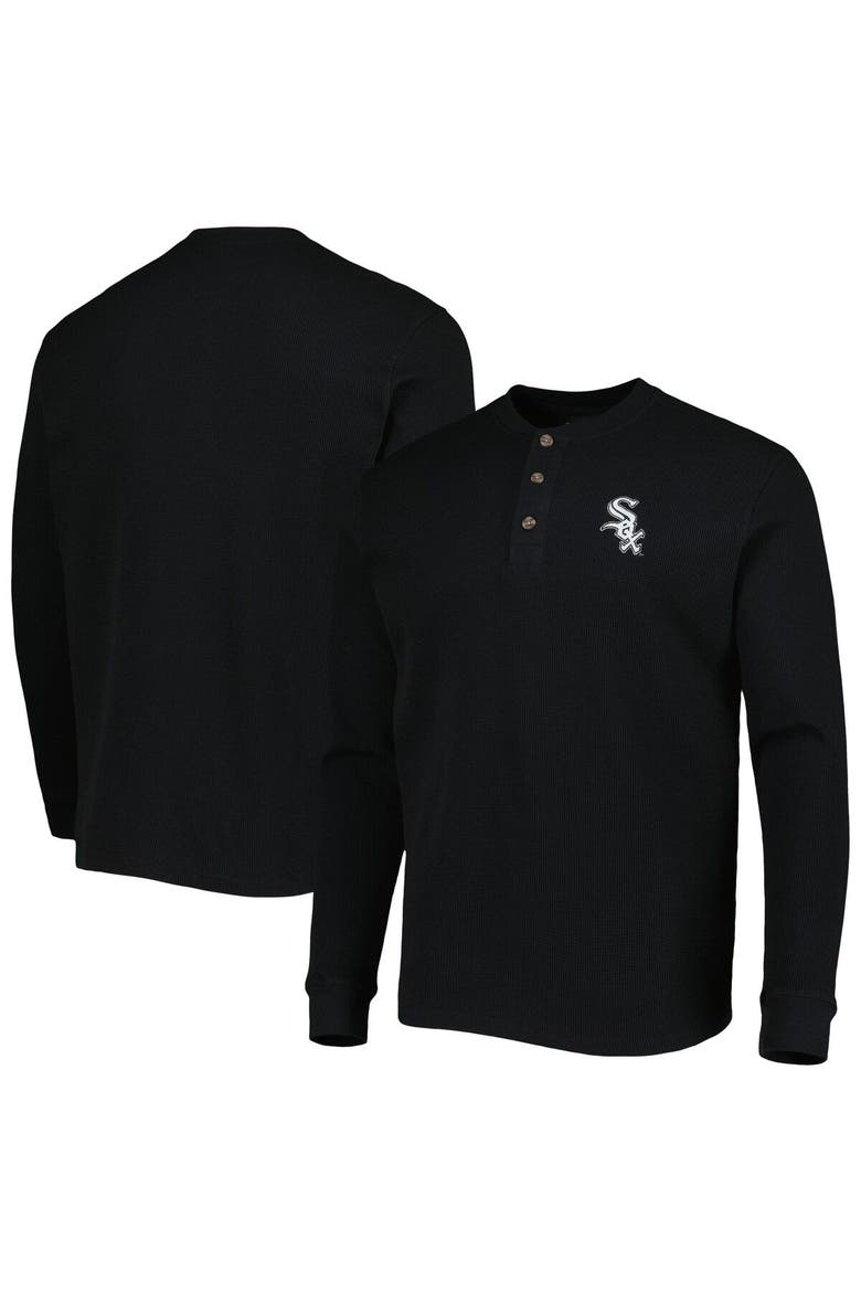 Men's Dunbrooke Chicago White Sox Black Maverick Long Sleeve T-Shirt, Main, color, Black