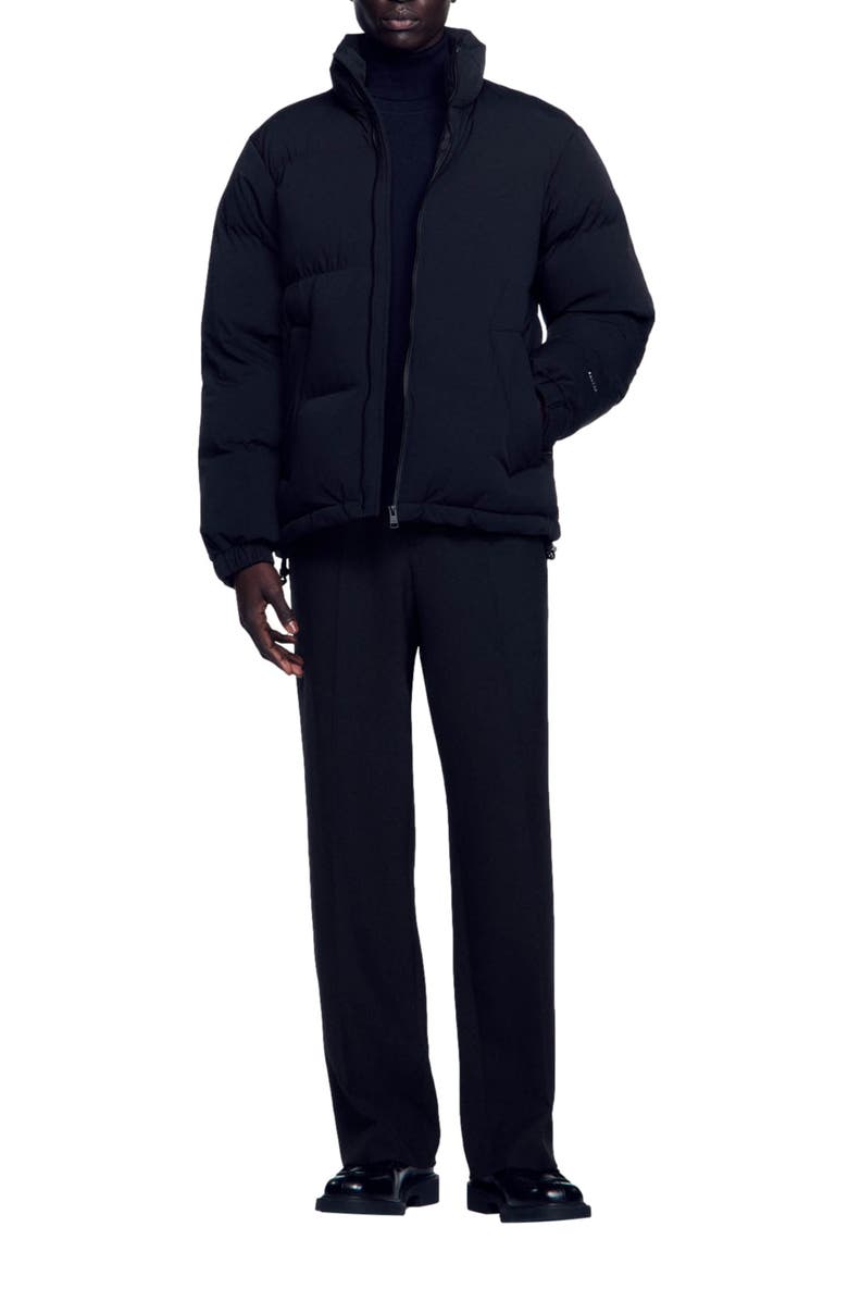 SANDRO Oversized puffer jacket, Alternate, color, 