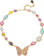 Kurt Geiger London Butterfly Stone Necklace