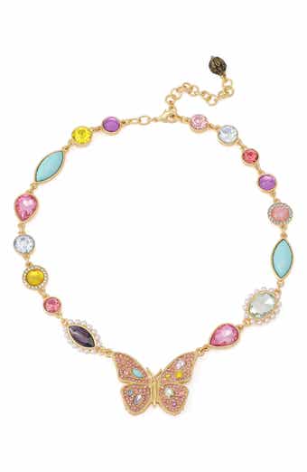 Butterfly Stone Necklace