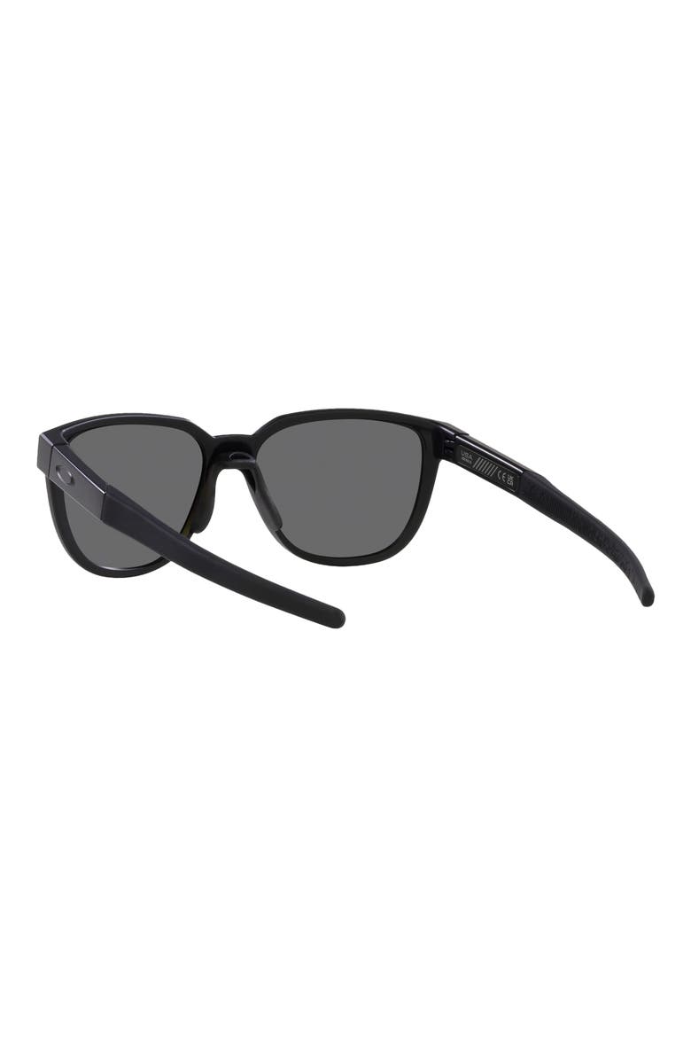 Actuator 57mm Polarized Rectangular Sunglasses, Alternate, color, MATTE BLACK
