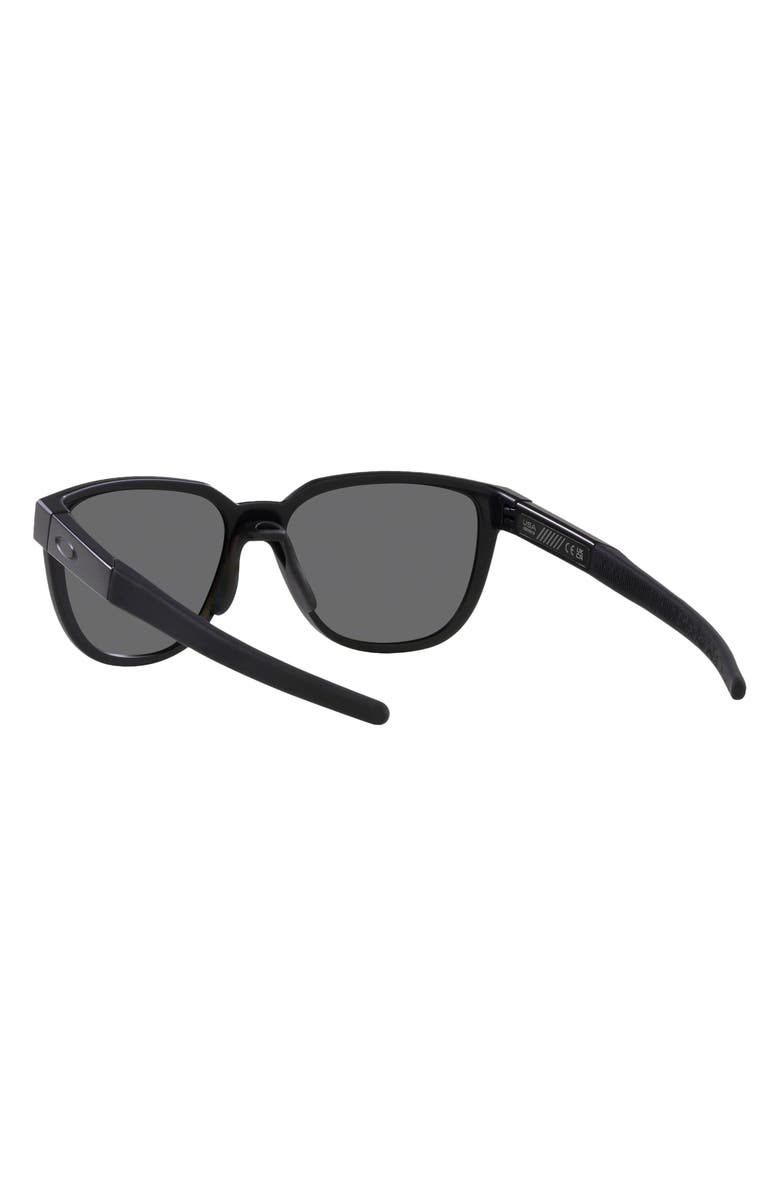 Oakley Actuator 57mm Polarized Rectangular Sunglasses, Alternate, color, Matte Black