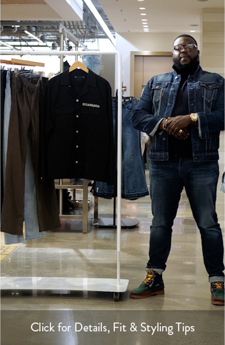 Troya Logo Embroidered Utility Shirt, sales video thumbnail