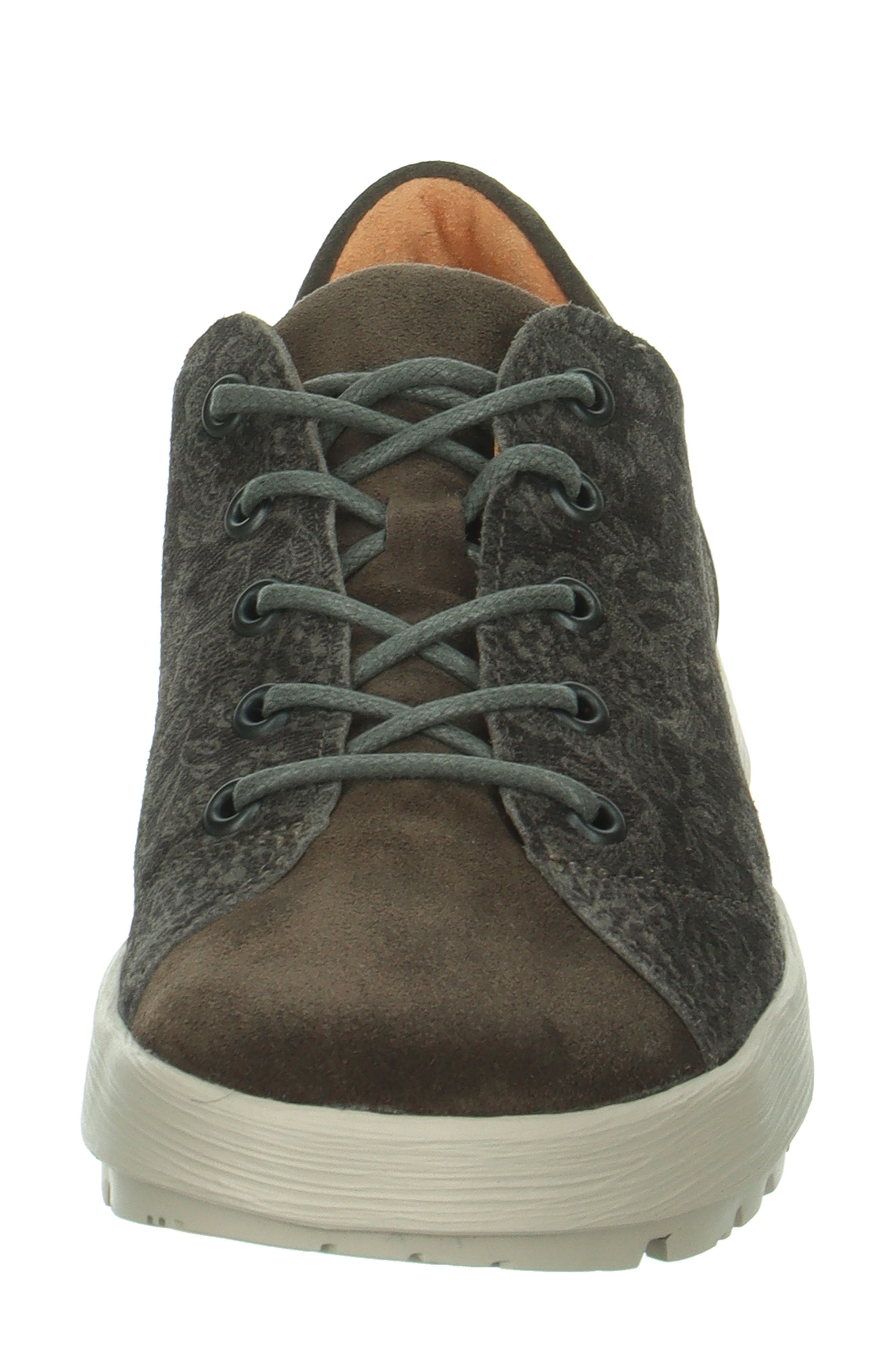 Comoda Leather Sneaker, Alternate, color, PEPPER/ KOMBI
