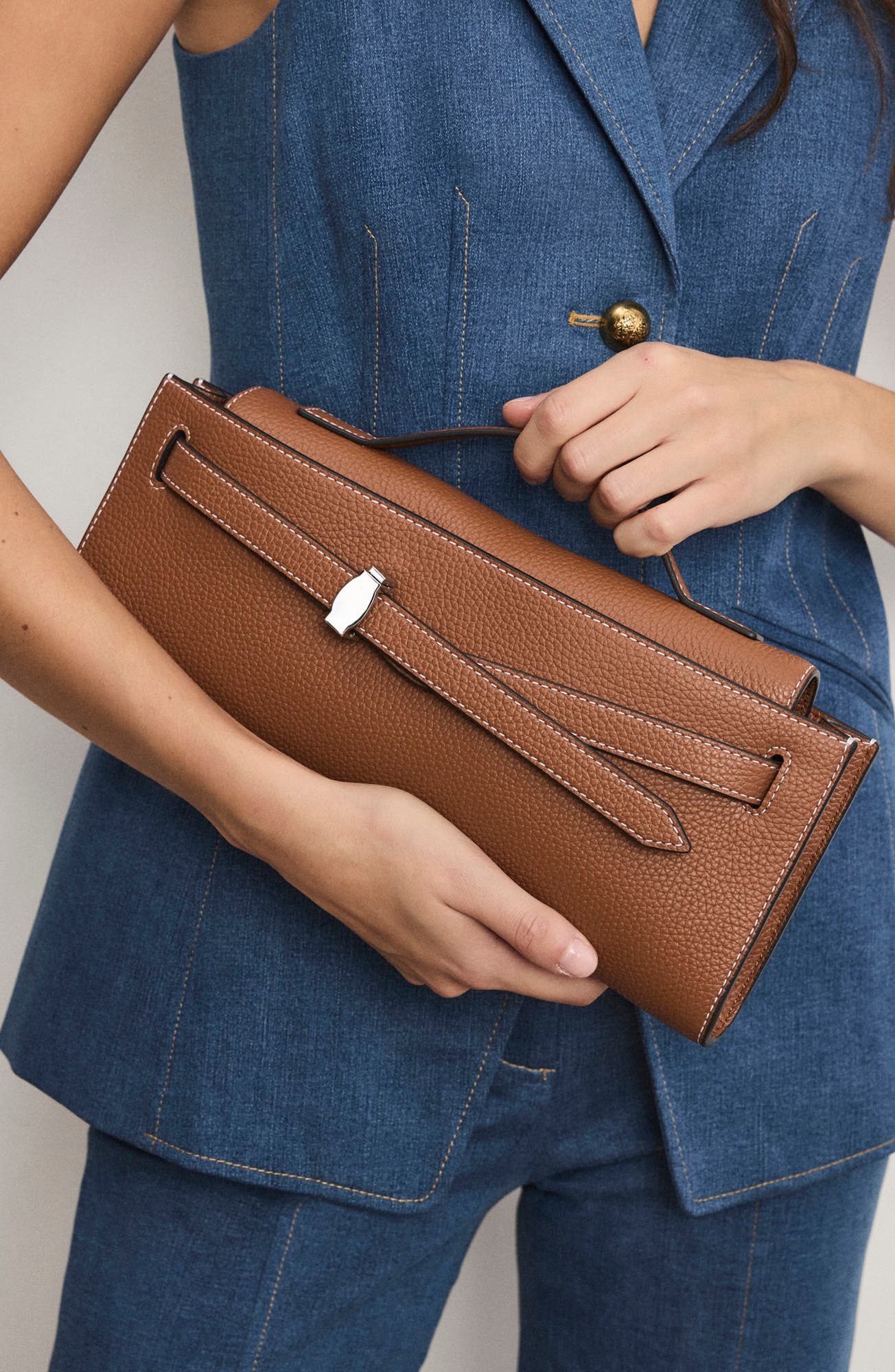 Veronica Beard Dash Clutch, Alternate, color, Hazelwood