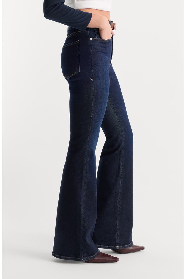 Good Legs High Waist Flare Jeans, Alternate, color, INDIGO1308