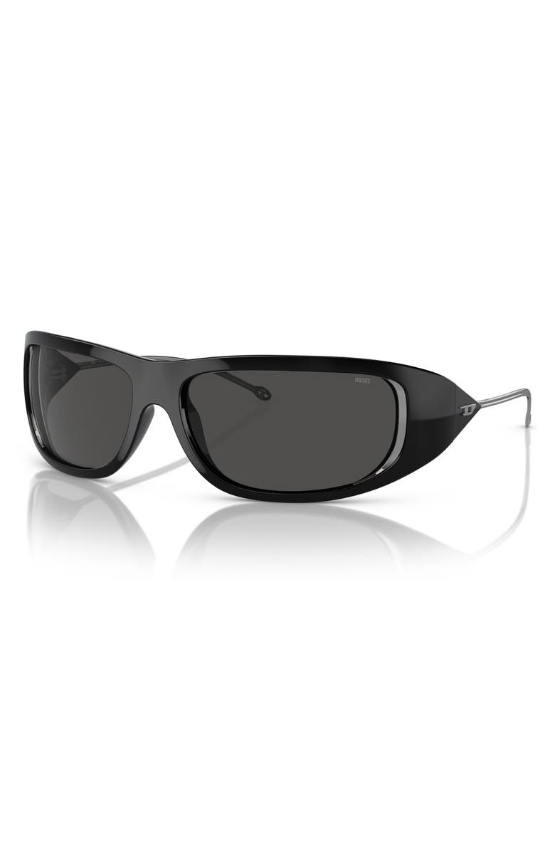DIESEL<sup>®</sup> 61mm Oval Sunglasses, Alternate, color, 