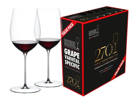 Superleggero Bordeaux Grand Cru 2 Piece Wine Glass Set