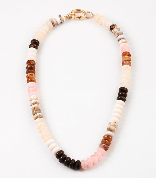 Erin Mcdermott Jewelry Harvest Moon Necklace In Brown