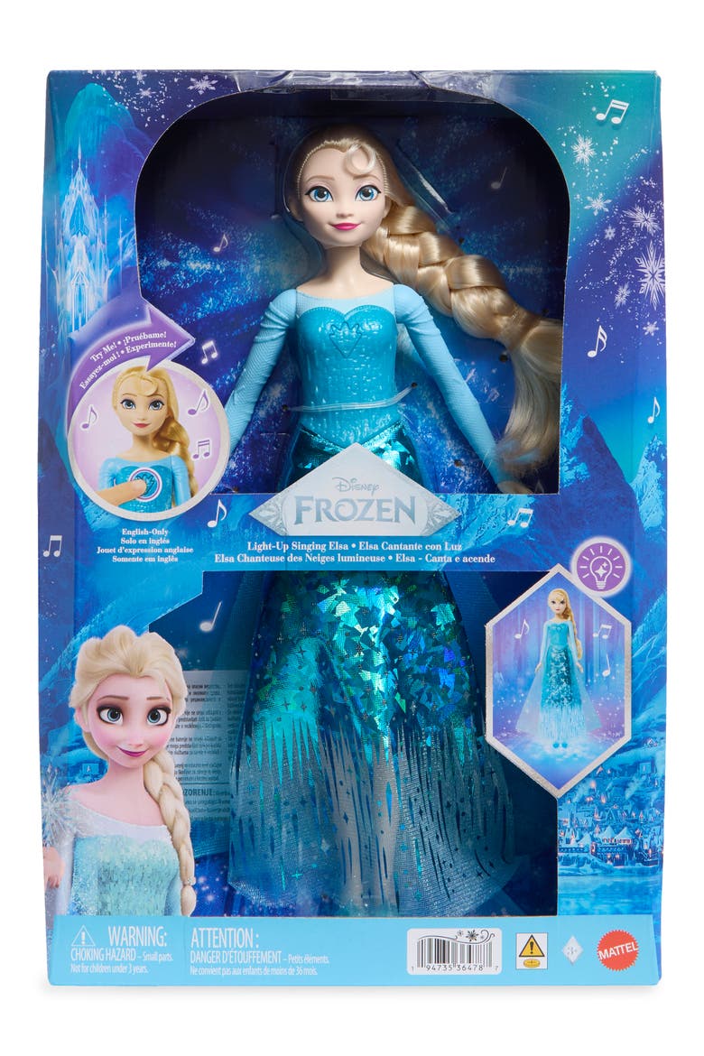 Singing Elsa Fashion Doll with Lights & Music, Sings “Let It Go”, Main, color, NONE