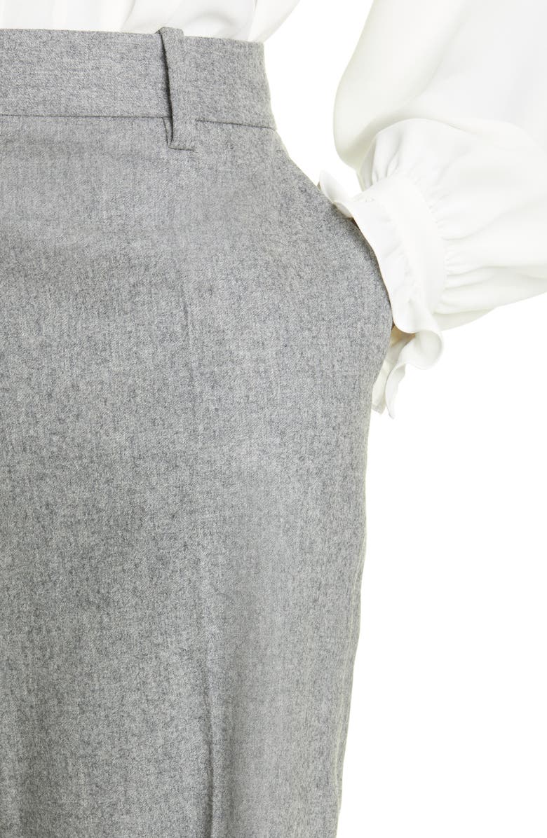 Lafayette 148 New York Gates Straight Leg Wool Blend Pants, Alternate, color, 