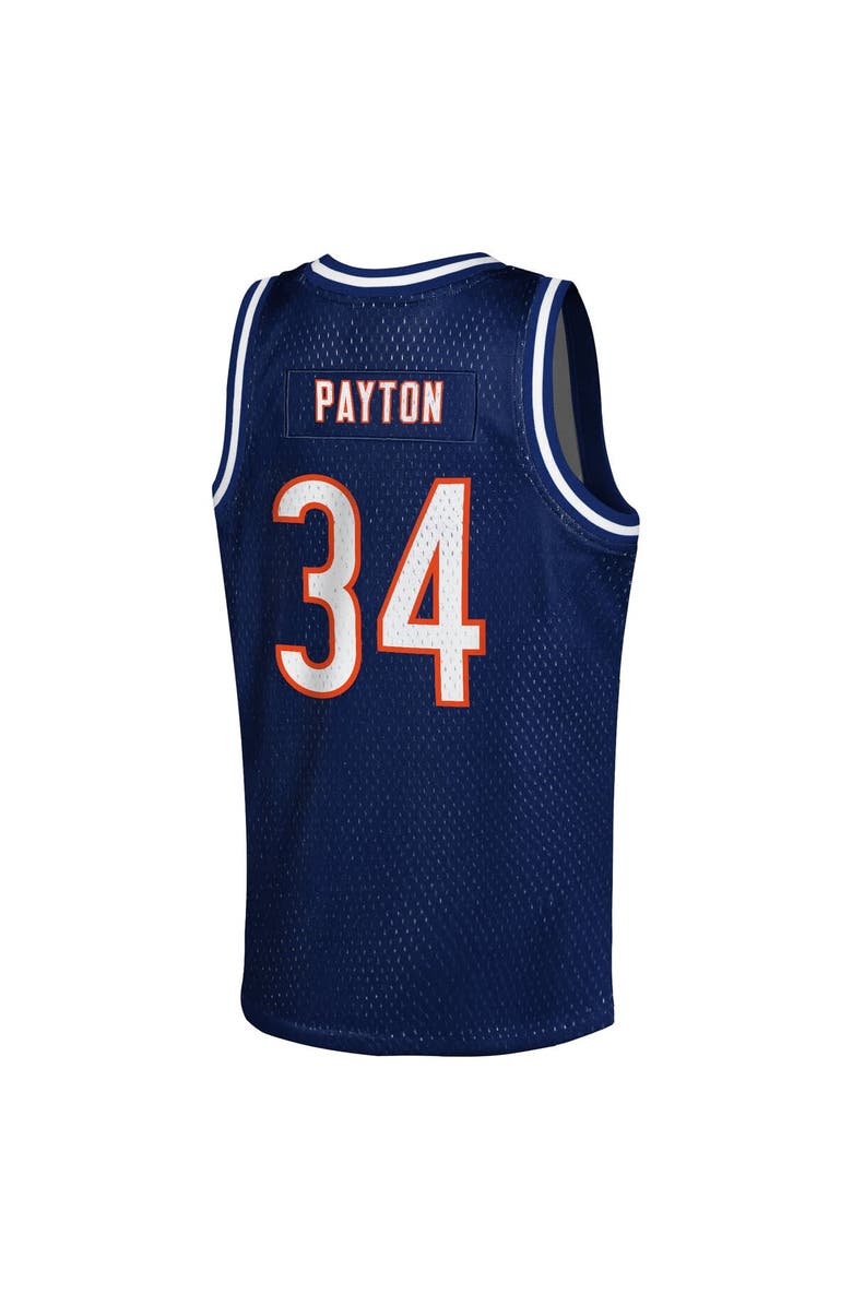 Mitchell 
Ness Youth Mitchell 
Ness Walter Payton Navy Chicago Bears Retired Player NFL Basketball Fashion Jersey, Alternate, color, Navy
