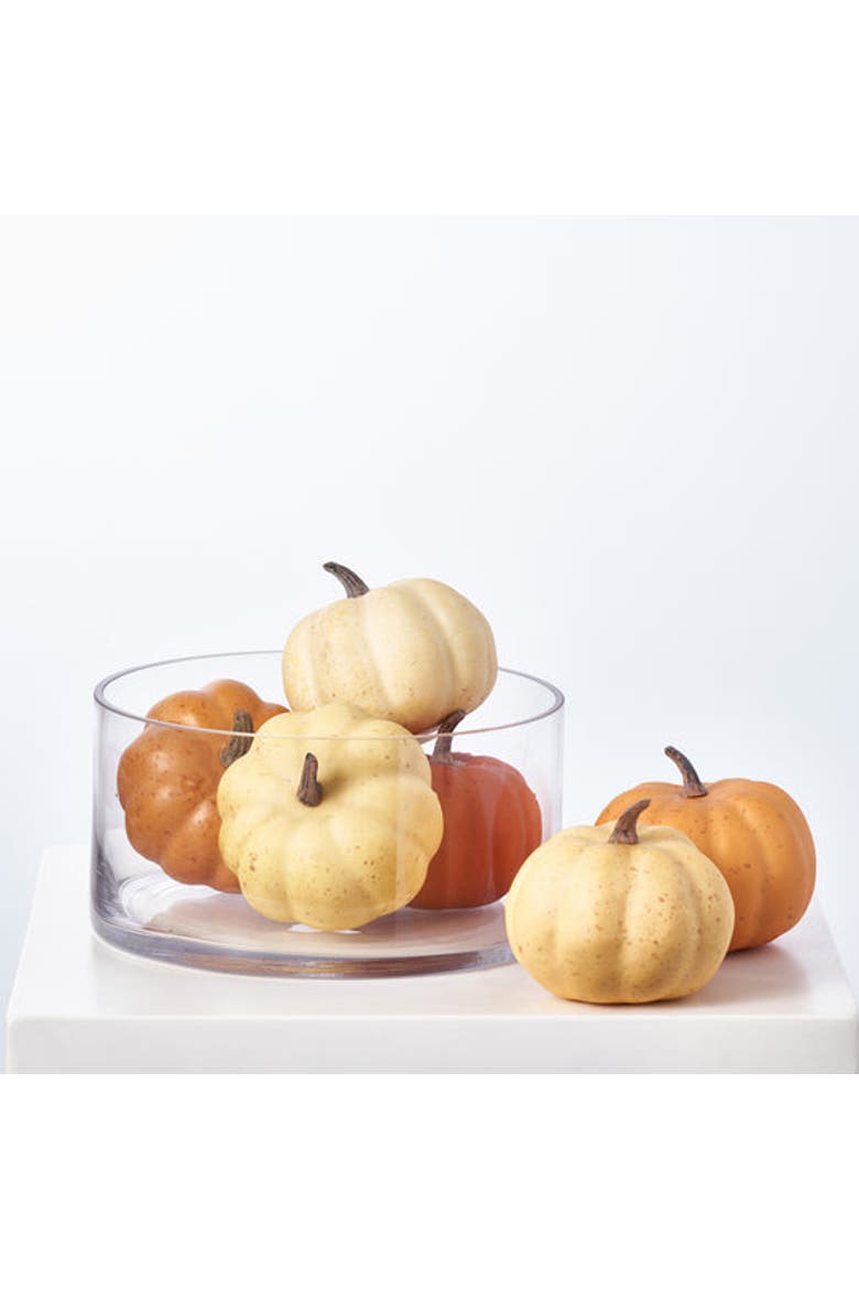 Assorted Ombre Thanksgiving Harvest Pumpkin Set of 6, Alternate, color, Orange