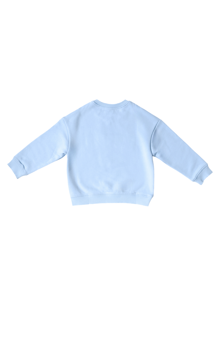 Bits & Bows Lil Bro Sweatshirt, Alternate, color, Blue/White