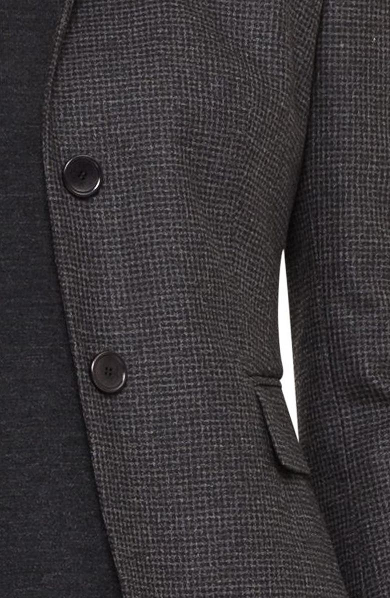 Akris punto Fitted Two Button Wool Jacket, Alternate, color, 