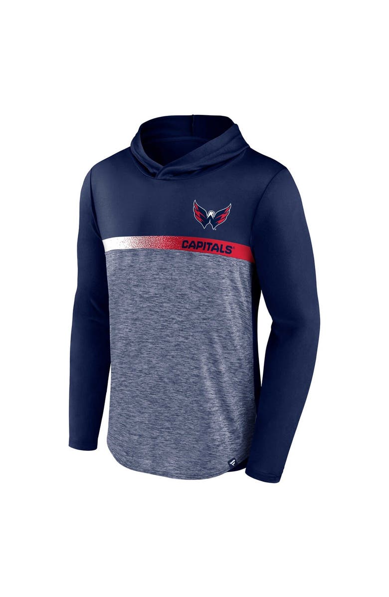 FANATICS Men's Fanatics Branded Navy Washington Capitals Podium Defender Pullover Hoodie, Alternate, color, 