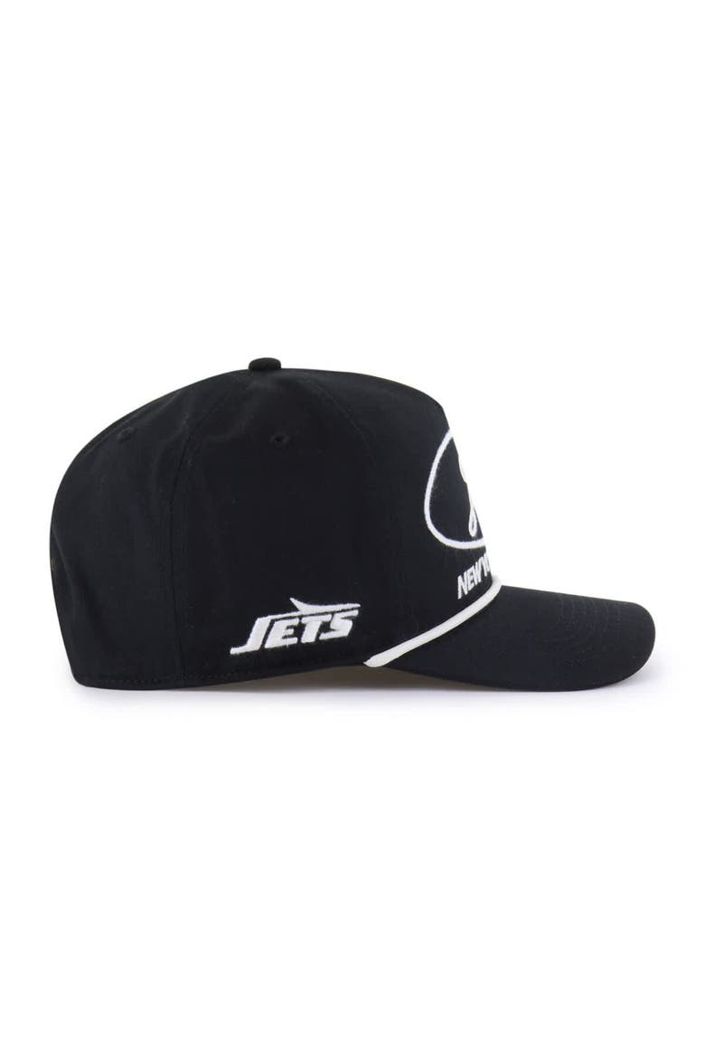 Men's '47 Black New York Jets Foundational Hitch Adjustable Hat, Alternate, color, Black