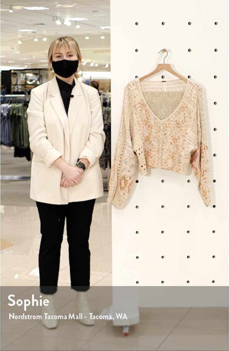 Open Stich Oversize Sweater, sales video thumbnail