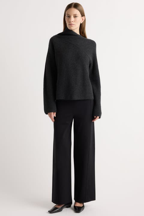 Julisa Asymmetric-neck Sweater