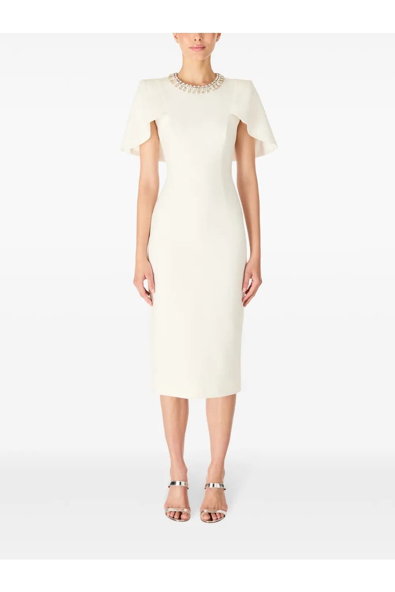 Thalia Midi Dress, Alternate, color, Vanilla