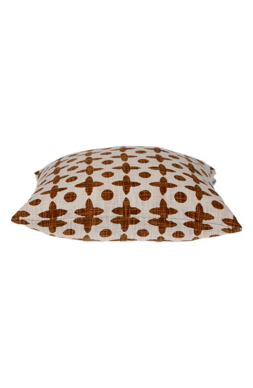 Parkland Collection Geometric Throw Pillow In Rust