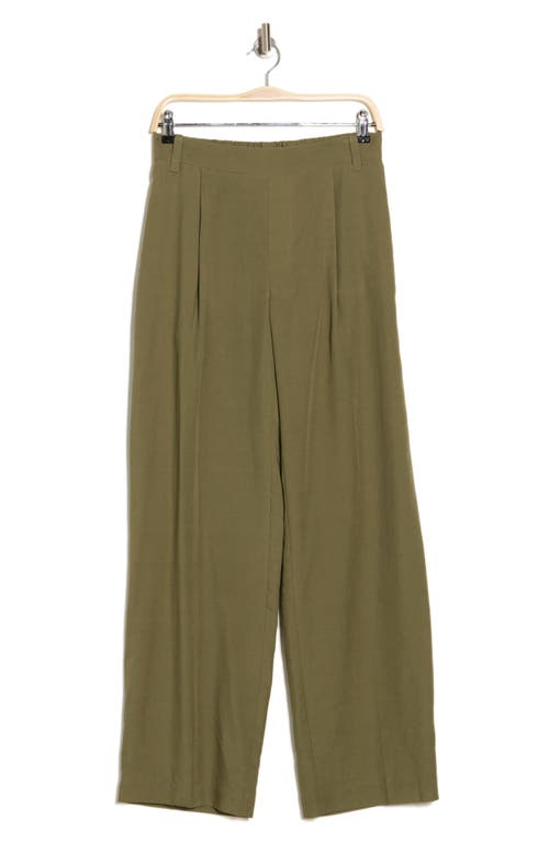 Vince Straight Leg Pull-on Pants In Green