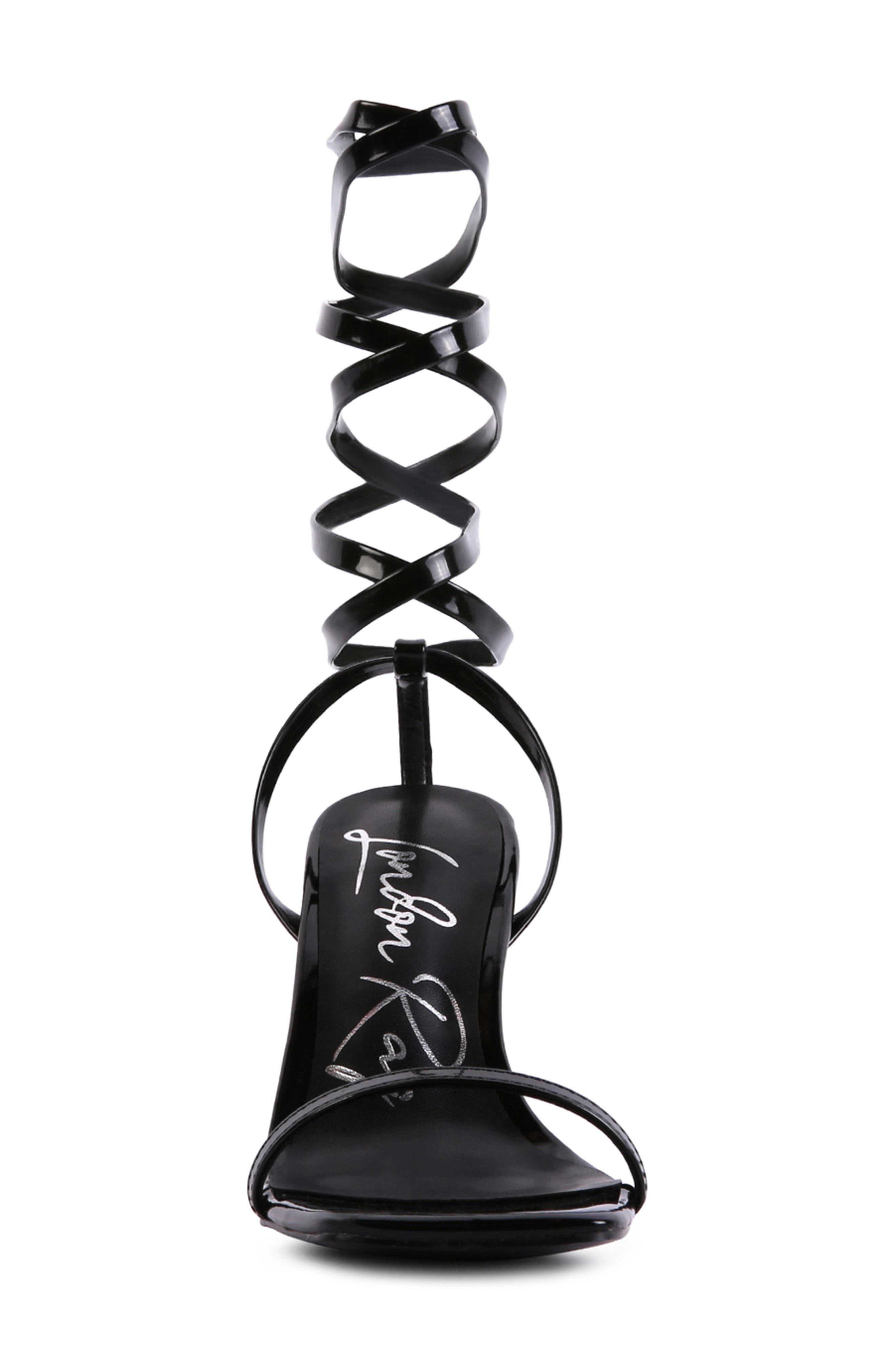 LONDON RAG Lewk Strappy Sandal, Alternate, color, Black