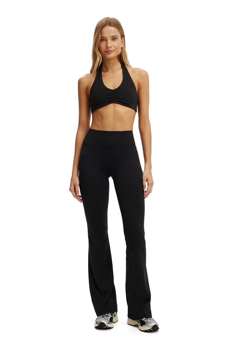 COTTON ON BODY Women's Active Ultra Luxe Invisible Scrunch Flare, Alternate, color, Black