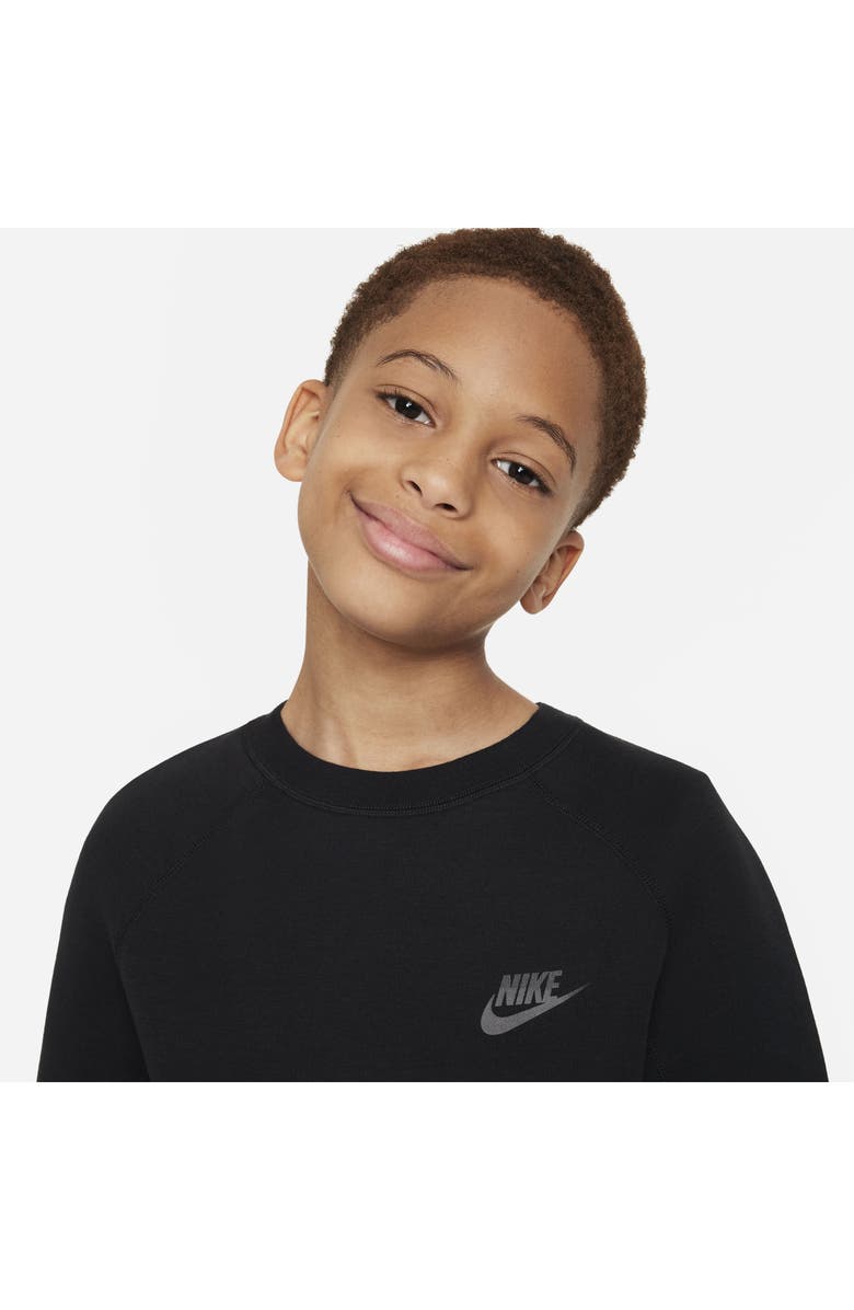 Nike Kids' Tech Fleece Crewneck Sweatshirt, Alternate, color, 