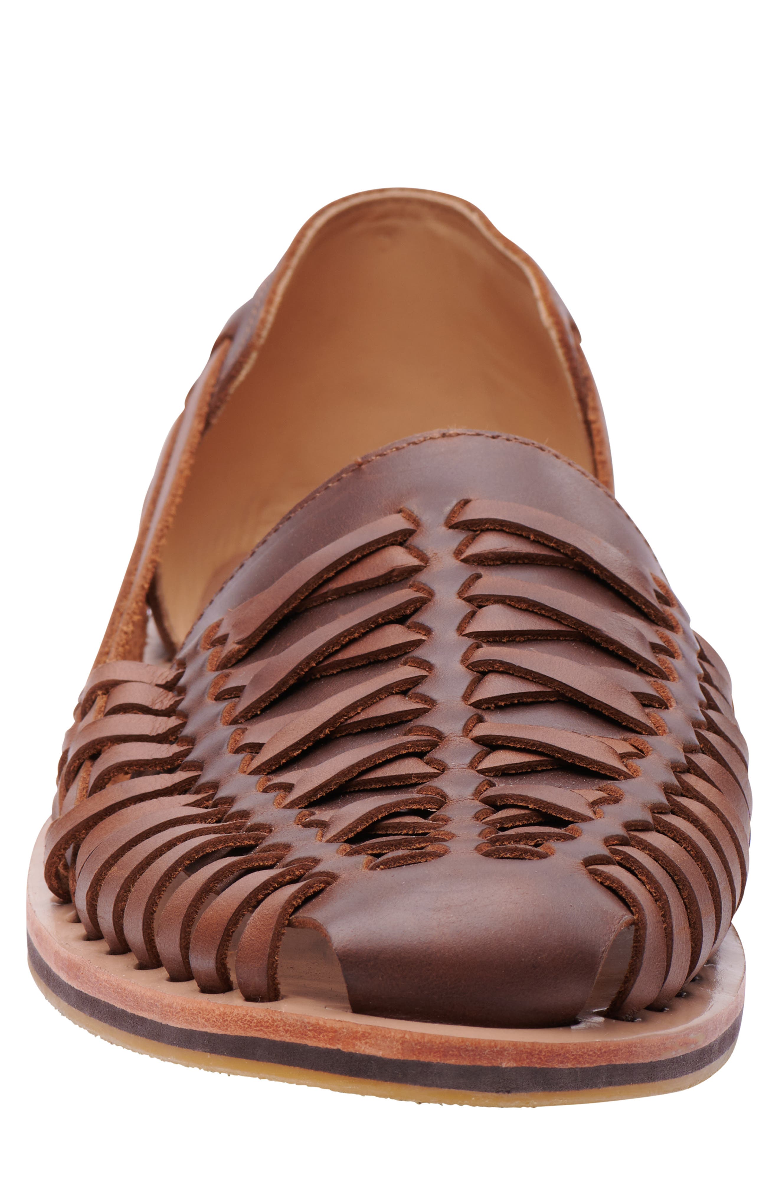 Nisolo Huarache Water Resistant Sandal, Alternate, color, Brown