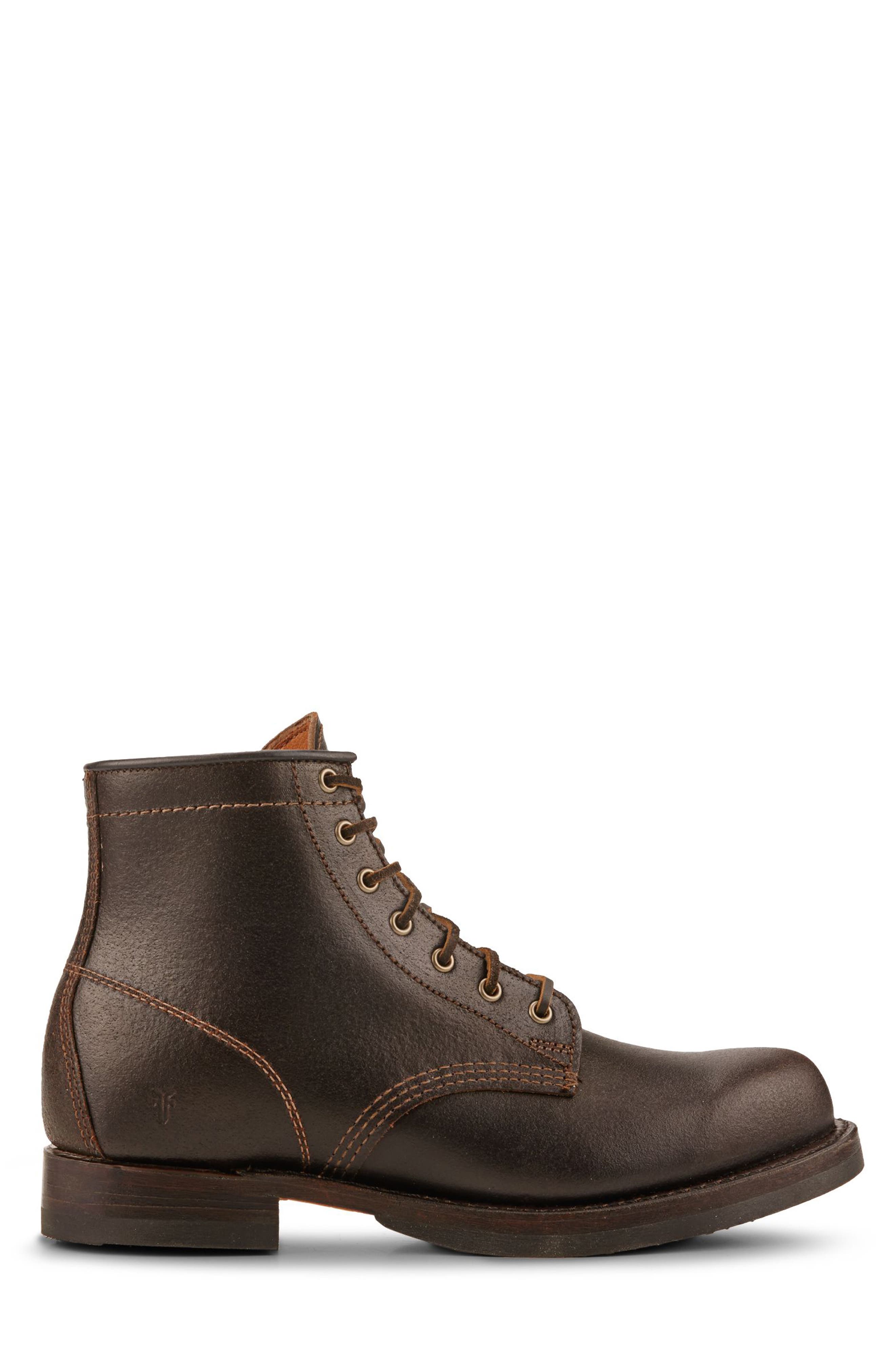 John Addison Combat Boot, Alternate, color, BROWN