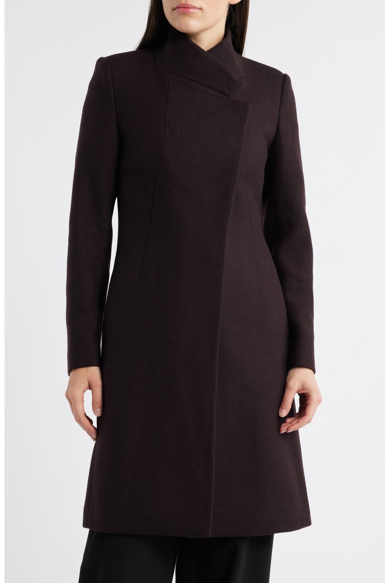Max Wool Blend Coat, Main, color, CHOCOLATE BROWN