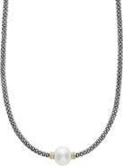 LAGOS Luna Pearl Station Collar Necklace