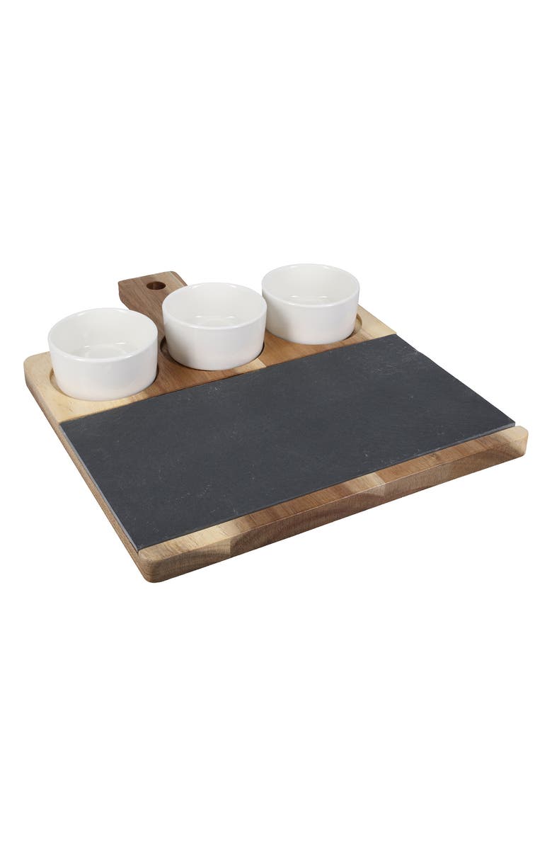 BIA Cordon Bleu Appetizer Serving Board & Cups, Main, color, Natural