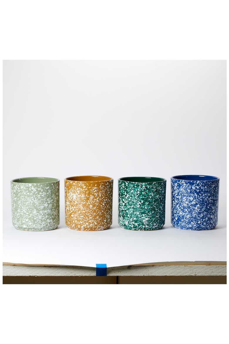 Splatter Plant Pot, Alternate, color, MINT