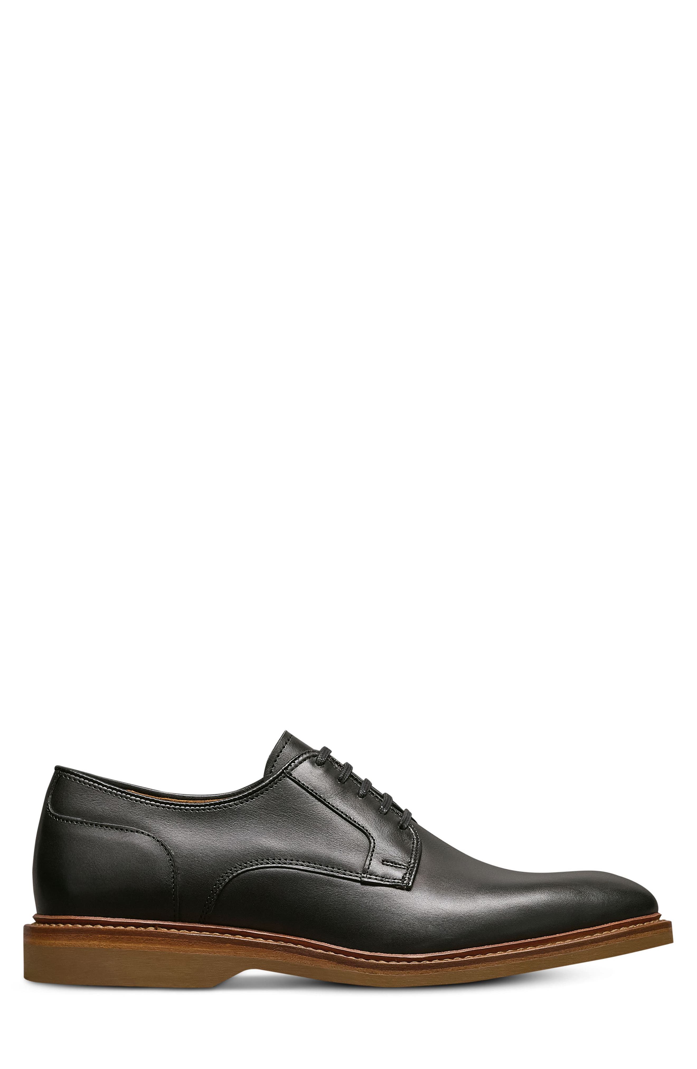 Allen Edmonds Walker Verse Derby, Alternate, color, Black