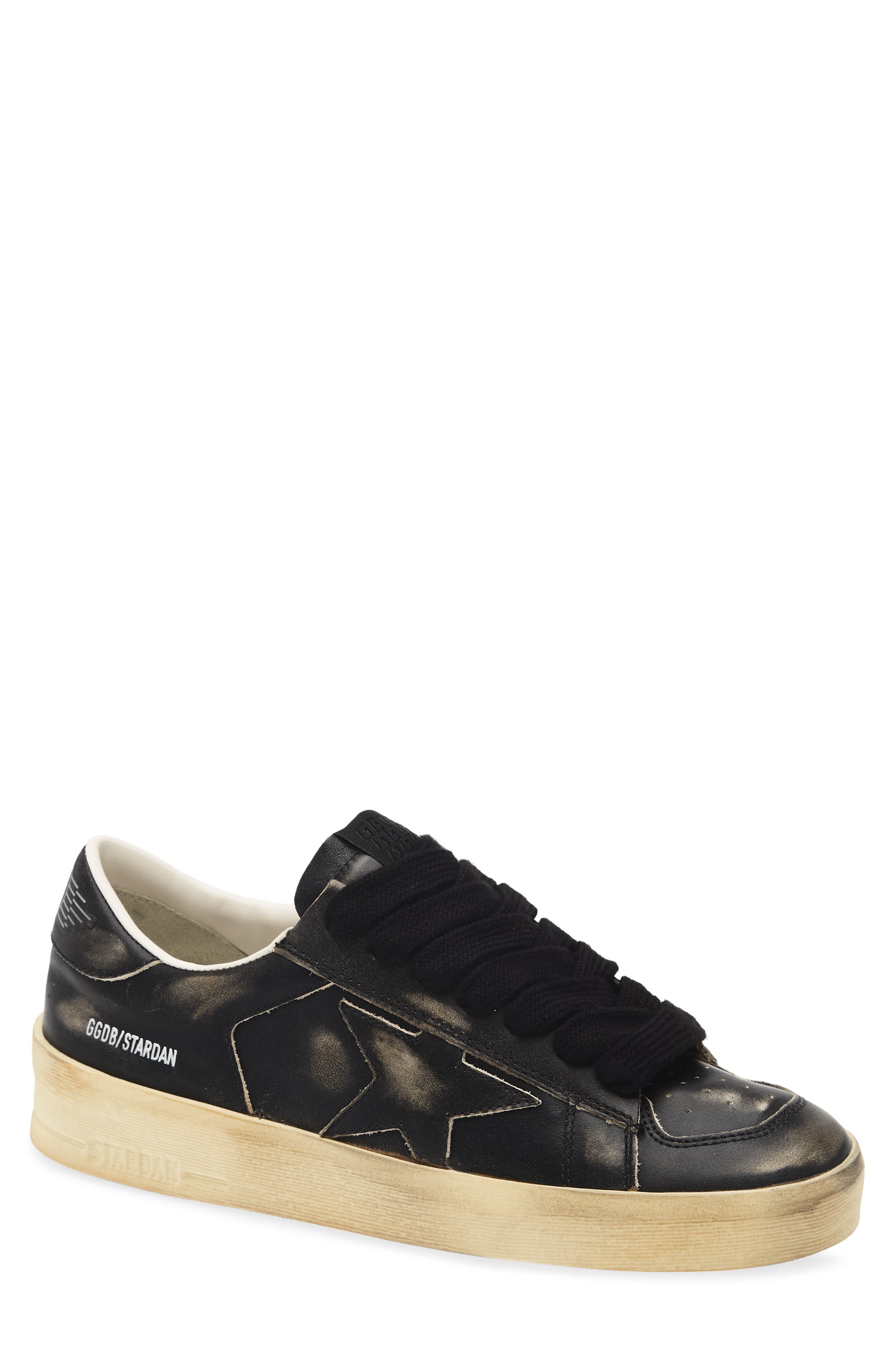 Golden Goose Stardan Low Top Sneaker, Main, color, Black