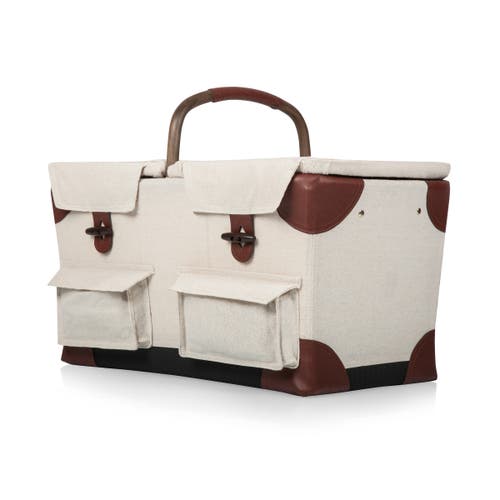 Picnic Time Pioneer Picnic Basket In Multi