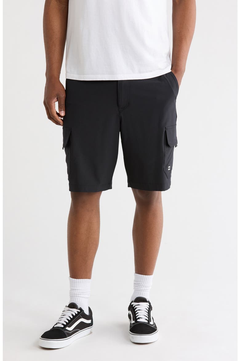 Submersible Cargo Shorts, Main, color, BLACK