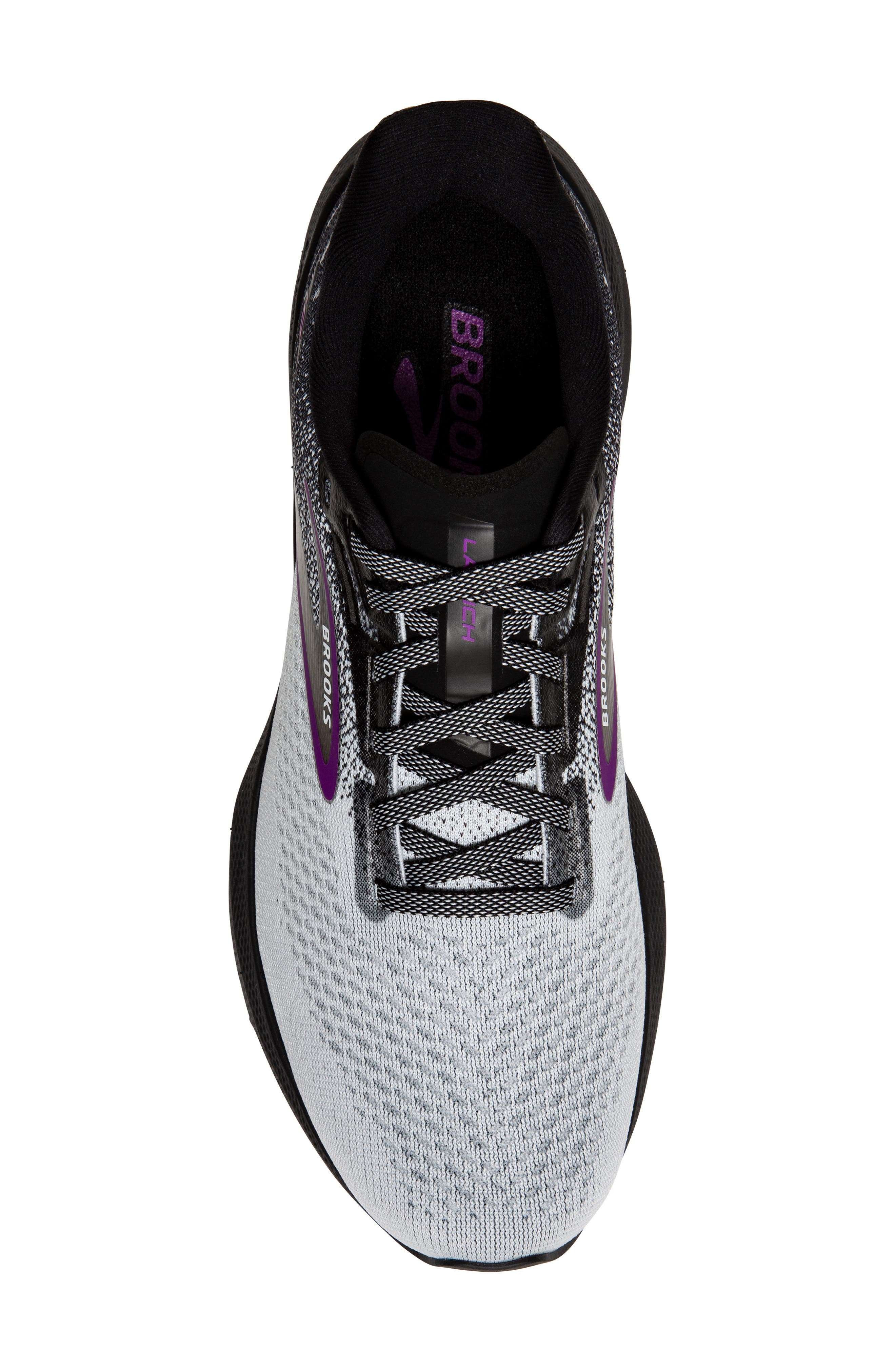 Launch 10 Running Shoe, Alternate, color, BLACK/ WHITE/ VIOLET