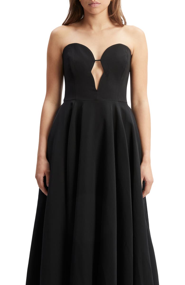 Bardot Opal Volume Midi Dress, Alternate, color,