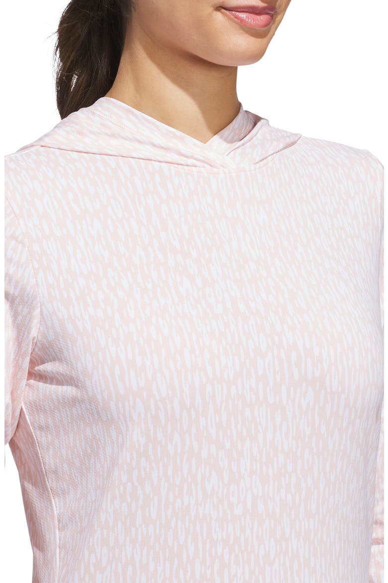 Allover Print Golf Hoodie, Alternate, color, BLUSH PINK