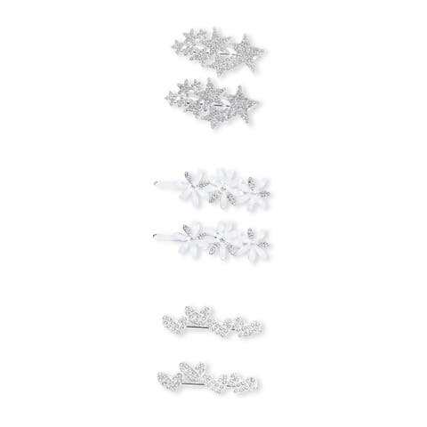 Crystal Star Hair Pin Trio