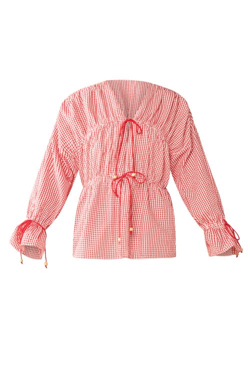 Eddy Isle Top X Rainey Collaboration In Red