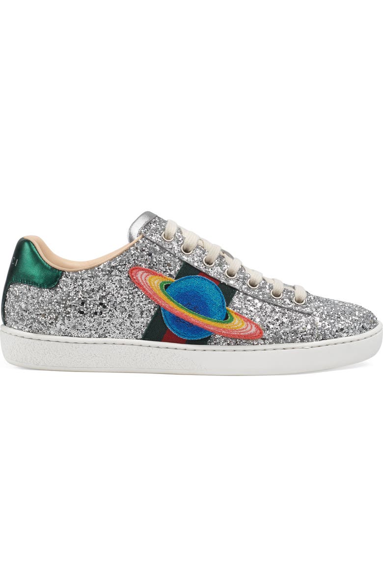 Gucci New Ace Low Top Sneaker, Alternate, color,