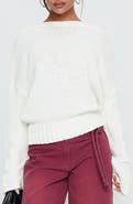 Princess Polly Reannon Wide Neck Sweater