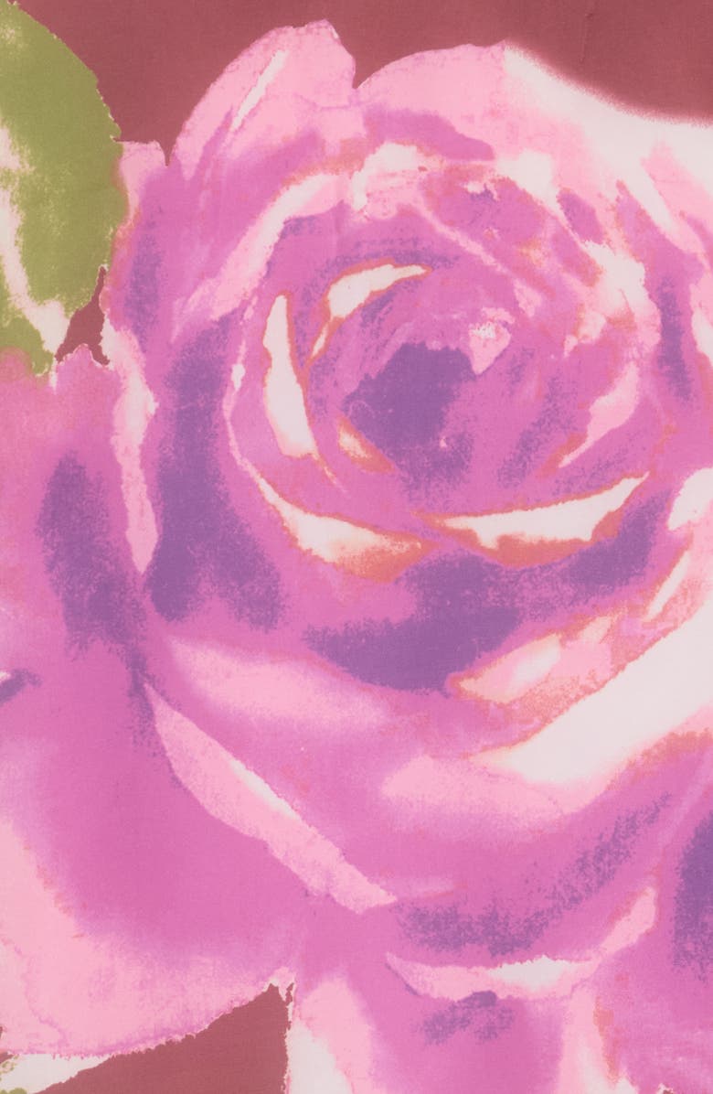 Vince Camuto Exploded Blooms Square Scarf, Alternate, color, Magenta Multi