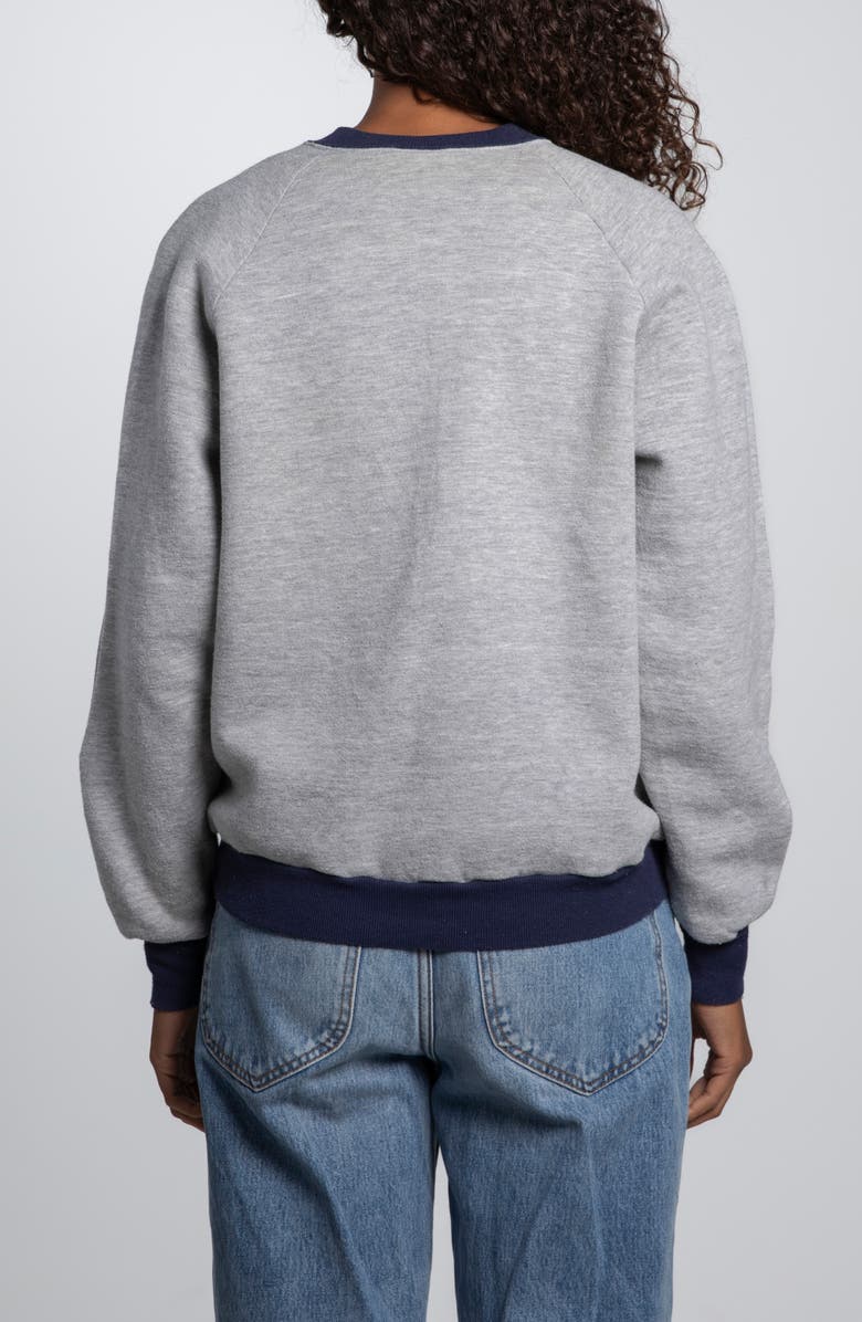 Elwood Vintage McGregor Two Tone Crew Sweatshirt, Alternate, color, Grey/ Navy