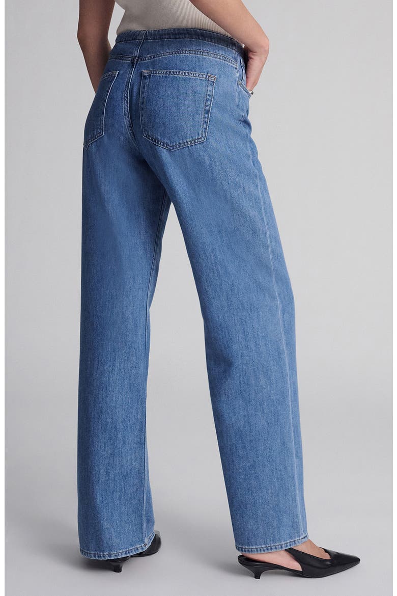 Merly Wide Leg Denim Pants, Alternate, color, MID WELL BLUE